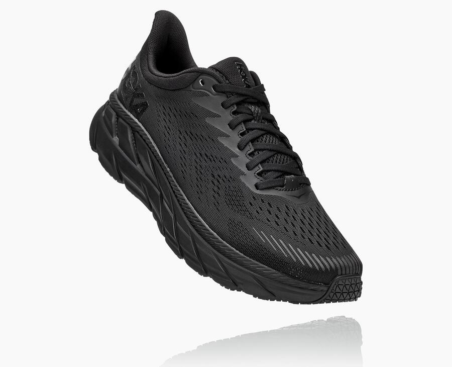 Tenis Hoka One One Masculino Pretas - Clifton 7 - 093-TGAMLD